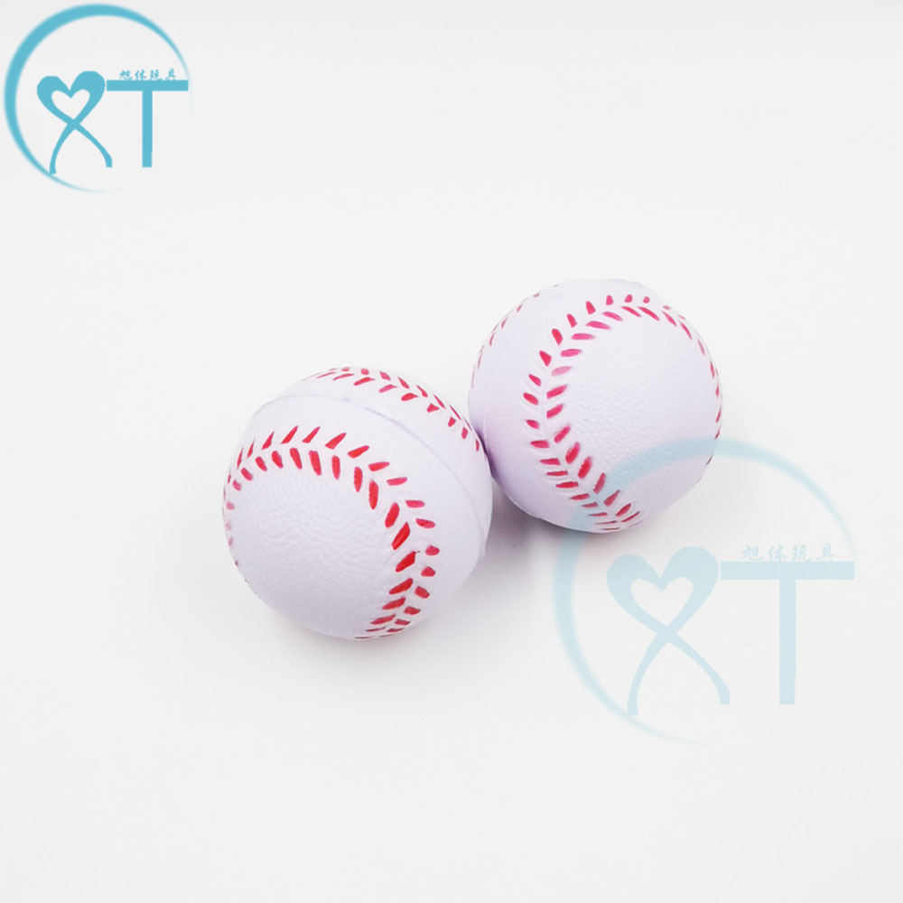 Amazon Explosions 4cm Spray Paint Rugby pu Foam Mini Football Elastic Decompression Vent Stress Ball Basketball