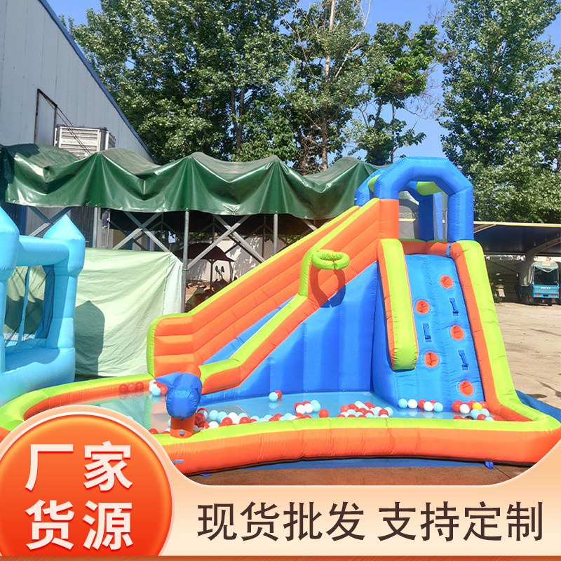 Производитель оптовой продажи оксфордской ткани надувной замок маленький домашний внутренний и уличный детский батут маленький батут с горкой