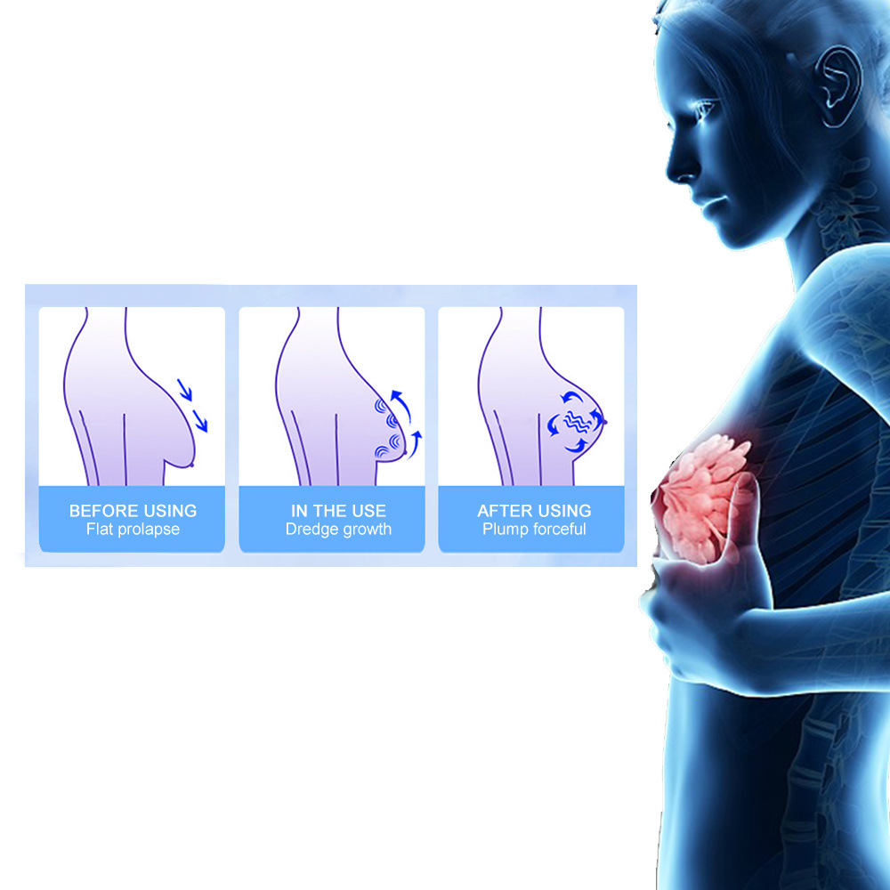 Breast Enlargement and Enhancement Device, Negative Pressure Vacuum Double-Cup Massager, Sagging Breast Enhancer, Shaping and Lifting Electronic Device