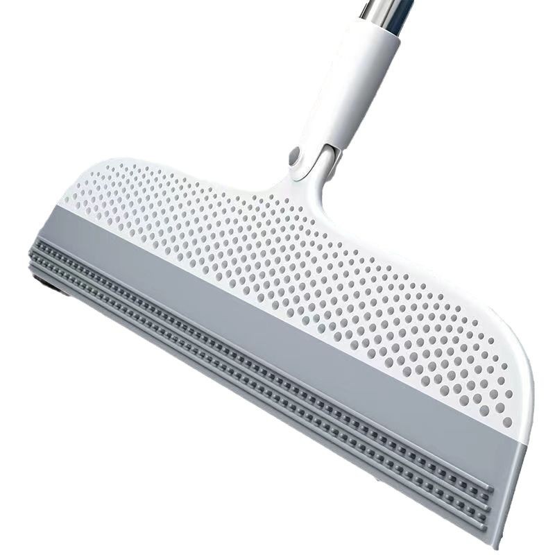 Magic Silicone Wiper Broom Household Bathroom Floor Scraper Broom Bathroom Wiper Mopping Dual-Purpose Lazy Artifact