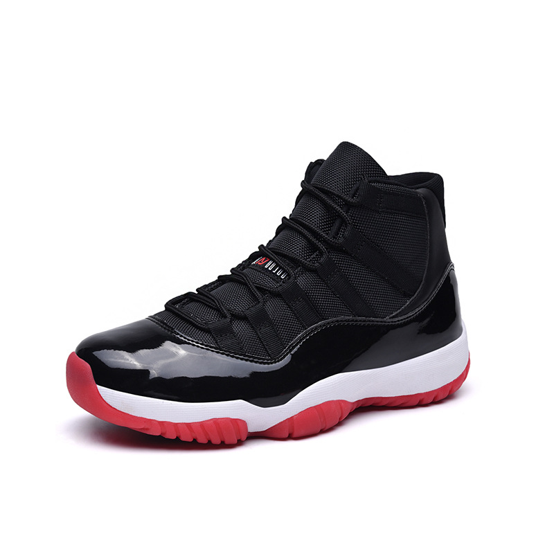 Putian Shoe Factory Foreign Trade AJ11 Kang Buckle Big Devil King Gymps High and Low Shoes Joe 11 Black and Red Basketball Shoes for Men and Women