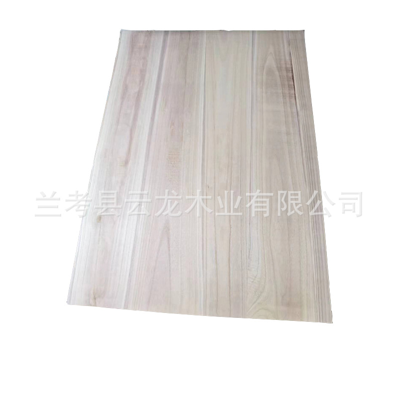Customized Paulownia Straight Panel Furniture Components Solid Wood Paulownia Board Wardrobe Drawer Wood Line Wood Board