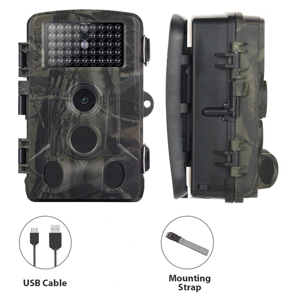 Infrared induction hunting camera HD 1080 night vision Forest outdoor waterproof IP65 wide angle recorder low power consumption