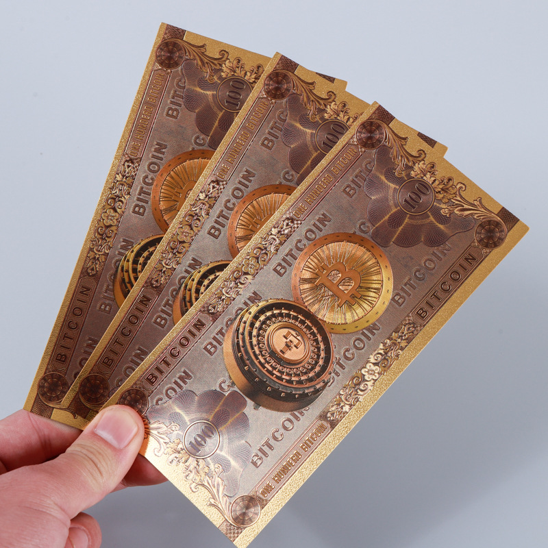 Gold Foil Commemorative Coin Pet Plastic Gold Foil Gold Banknote New Yen 800 Million Commemorative Banknote Japan Commemorative Coin