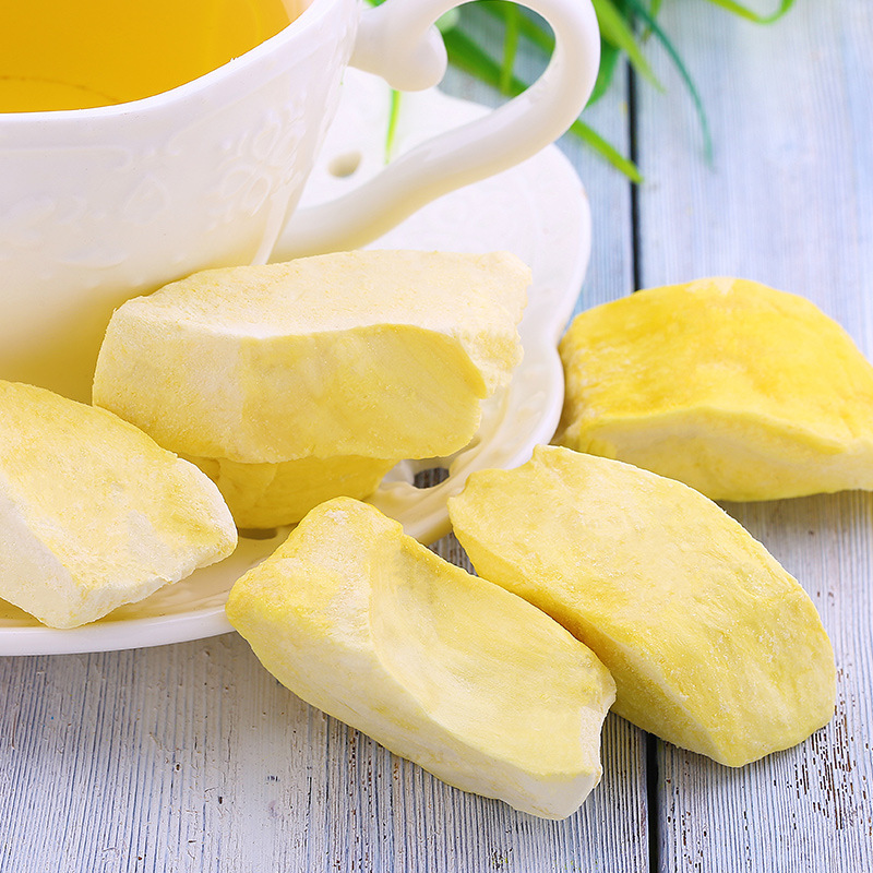 Herbal snacks durian dried 30g fruit dried freeze-dried technology gold pillow durian dried wholesale