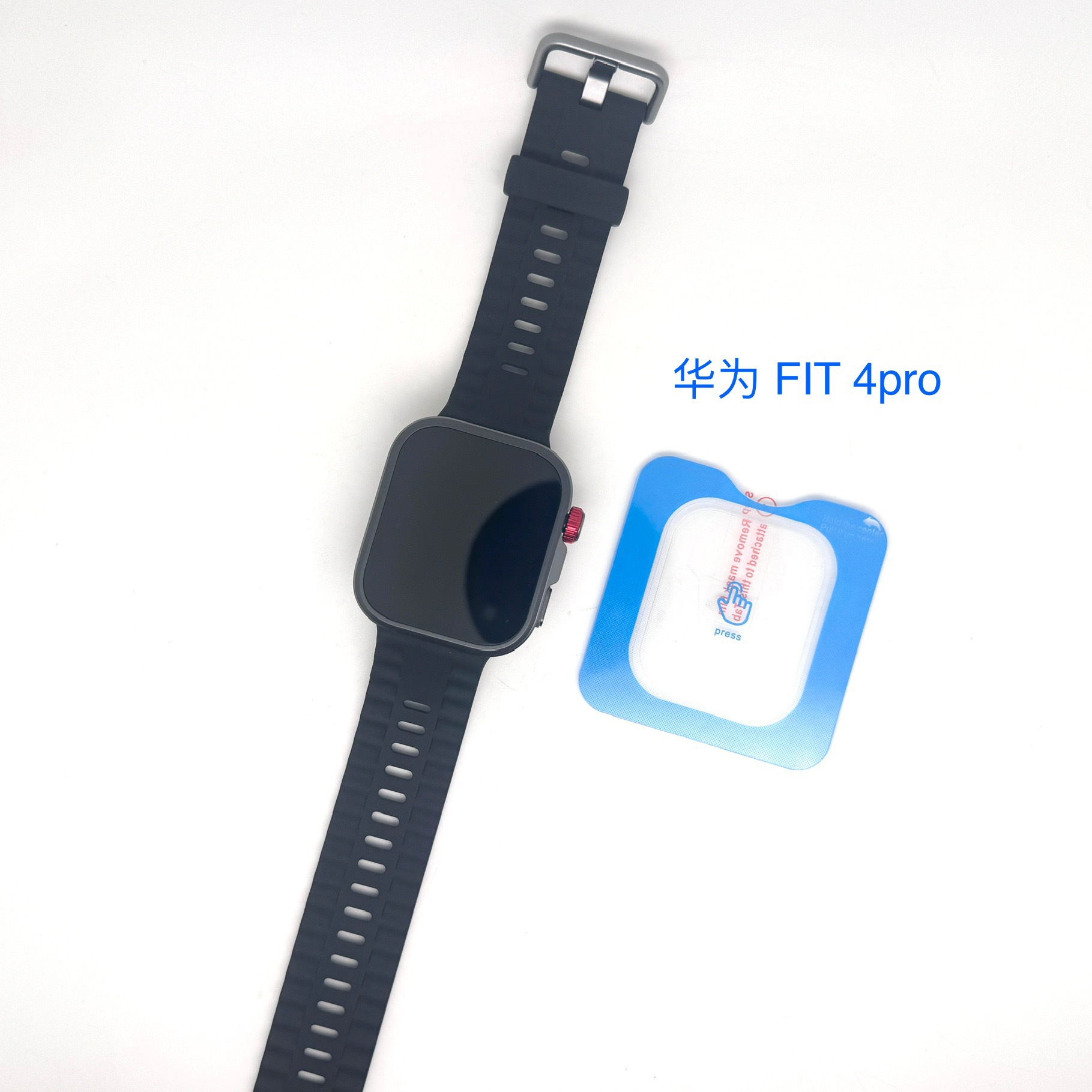 Suitable for Huawei Fit4Pro Second Positioning Artifact Watch Tempered Film Glass Film Azure Artifact