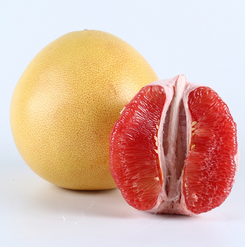 Fujian Guanxi Red Heart Pomelo Fresh Seasonal Red Flesh Pure Sweet Three Red Honey Pomelo Origin Direct Sales Wholesale Dropshipping