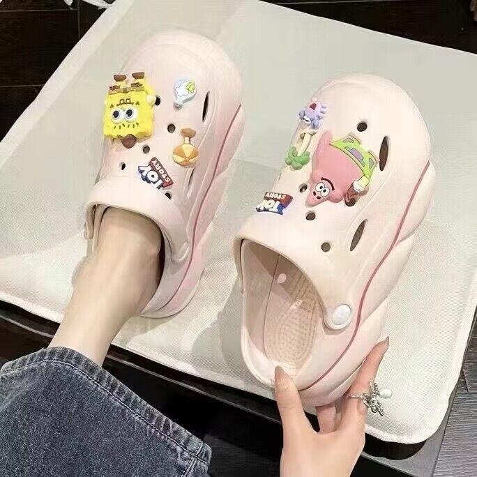 2025 New Style Men's Clogs with a Stepping-On-Clouds Feel, Summer Outdoor Women's Thick-Soled Non-Slip Couple's Men's Sandals