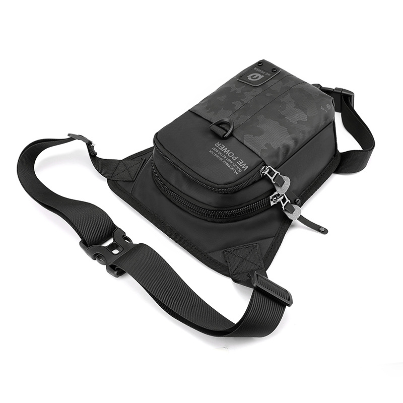 WEPOWER new men's outdoor leg bag leisure trend chest bag messenger bag multi-functional riding fishing waist bag