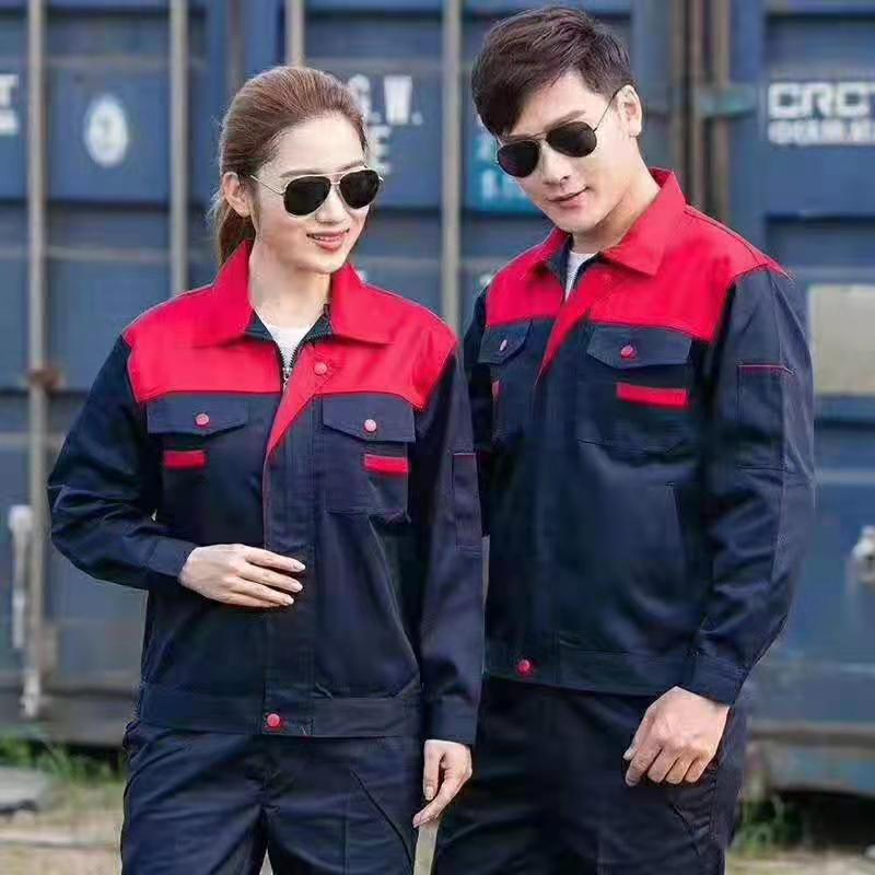 Весенне-осенние рабочие одежды с плечевым костюмом, грязеустойчивая, для автосервисов, фабричных мастерских, износостойкая, мужская верхняя одежда