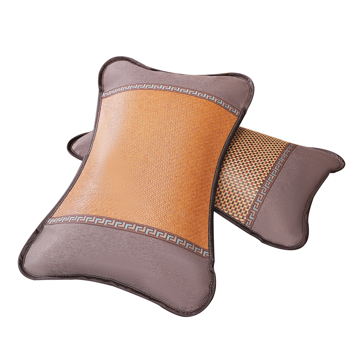 Summer Bamboo Mat Pillow Cervical Spine Protection Tea Fragrance Sleep Pillow Pillow Summer Adult Single Rattan Pillow Student Dormitory