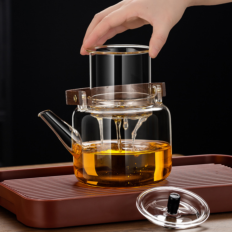 Glass Teapot Can Open Flame Electric Ceramic Stove 2024 New Stove High Temperature Resistant Lifting Beam Water Kettle Health Tea Appliance
