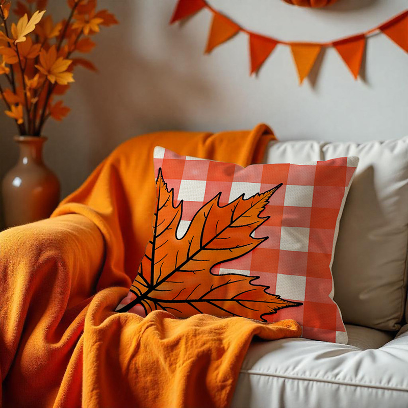 Amazon Cross-Border Hot Selling Autumn Harvest Pumpkin Pillowcase Factory Direct Sale
