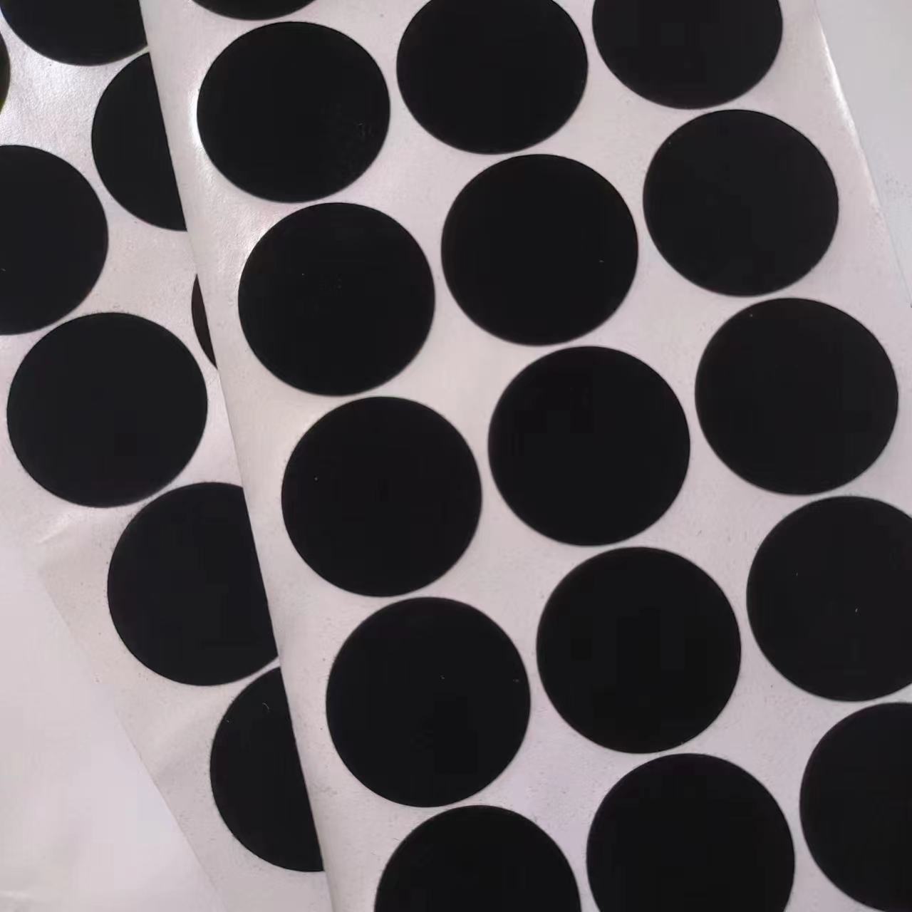 Round self-adhesive flannel mat non-slip mute non-woven fabric crafts accessories felt flocking square protection mat
