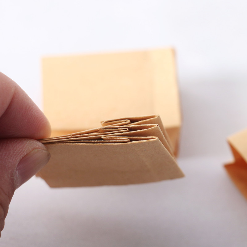 1:12 Doll House Mini Packaging Bag Kraft Paper Bag Miniature Food Play Ornament Baking Bag