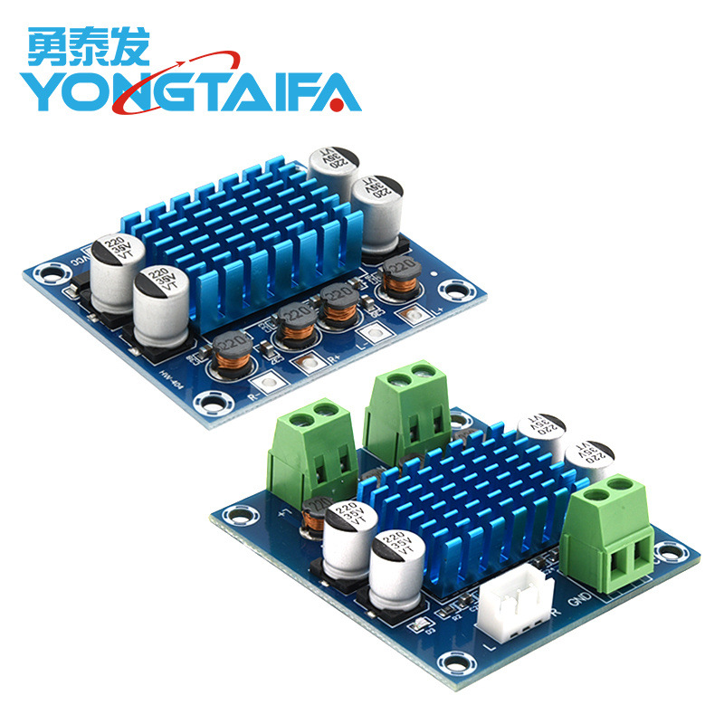 Плата цифрового аудиоусилителя класса D Xh-A232, HD аудио, выход 30W*2, 12-24V