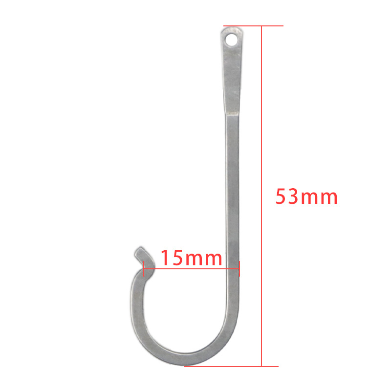 Tonghong Crochet Machine Accessories Webbing Machine Accessories Rubber Band Needle Eye Needle 530-105 Small Curved Knitting Needle Small Curved Needle