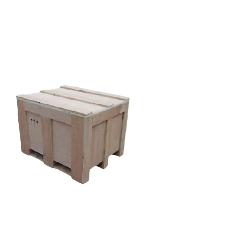 Dongguan Logistics Turnover Packaging Solid Wood Box Plywood Steel Belt Wooden Box Removable Solid Wood Plywood Packaging Wooden Box