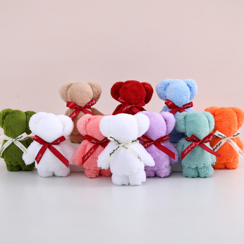 Полотенце из кораллового велюра медведя ручной подарок подарочная коробка свадебный фестиваль магазин акция открытие оптовое полотенце