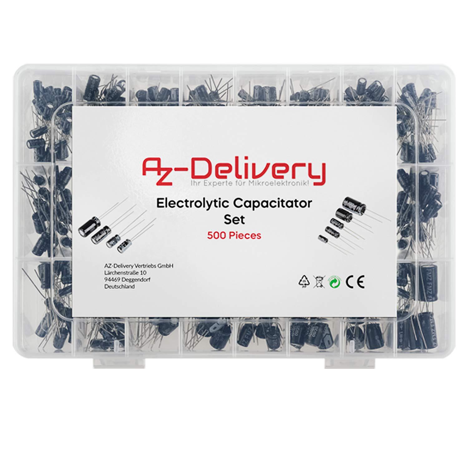 Azdelivery Elko Sortiment, электролитический конденсатор, алюминий 24
