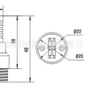 Adapter E14 to G9 Halogen Lamp Test Lamp Holder Ceramic Aging Conversion Test Lamp Holder Lamp Holder