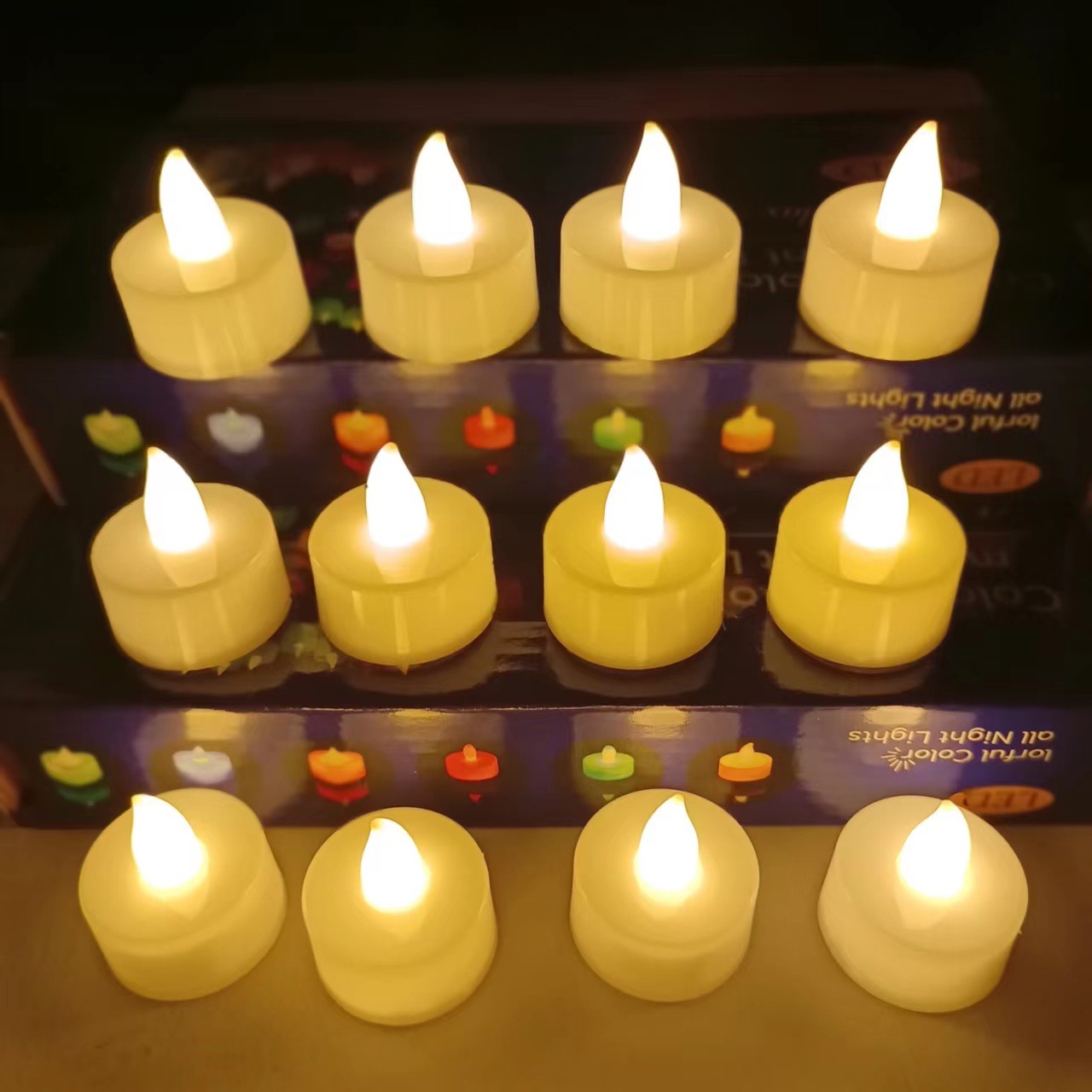 Светодиодная цифровая свеча маленькая чайная круглая бездымная свеча светодиодная сердечная свеча для Дня святого Валентина предложение признания