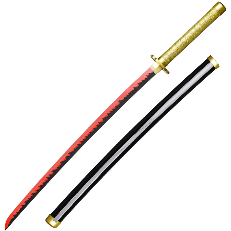 Upgraded Dismantling Edition Wooden Edition Ghost Extermination Series cos Japanese Animation Knife Stage Performance Practice Weapon Road