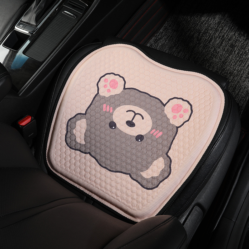New Honeycomb Gel Cartoon Car Cushion Fat Cushion Suitable for Office Cushion Furniture Seat Cushion All Seasons