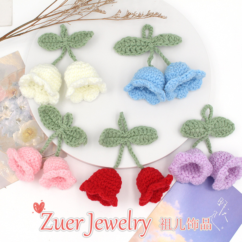 Готовая подвеска из шерсти, крючком, брелок, чехол для мобильного телефона, милые куклы, мелкие аксессуары