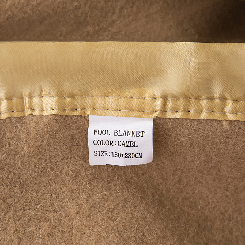 Super soft bed single double hotel blanket hotel blanket wholesale wool blanket hotel special camel thickened blanket