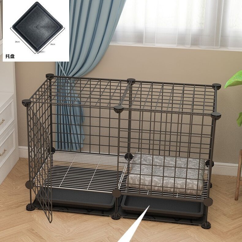 DIY Free Combination Magic Film Assembled Pet Cage Fence Isolation Bar Cat Cage Dog Cage Rabbit Cage Barbed Wire Resin