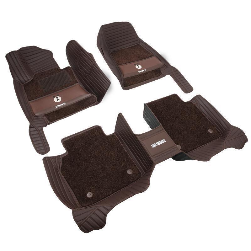 LINE FRIENDS full surround car mat special car a generation of leather car mat full surround