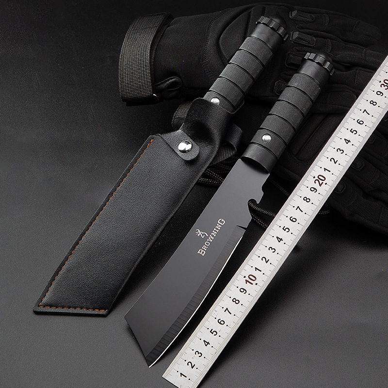 Outdoor Knife Multifunctional Knife High Hardness Outdoor Survival Long Knife Portable Camping Knife Picnic Portable Swiss Knife