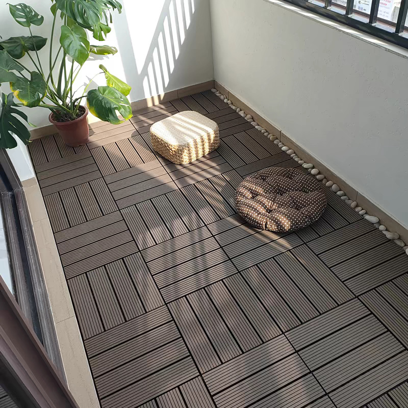 Outdoor Balcony Plastic Floor Household Courtyard DIY Stitching Stitching Terrace Floor Laying Courtyard Floor Prevention