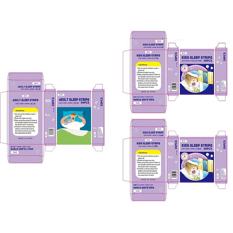 Mouth Breathing Correction Sticker Children's Mouth Closed Sticker Mouth Closed Sticker to Prevent Adults from Sleeping with Their Mouth Closed Sticker