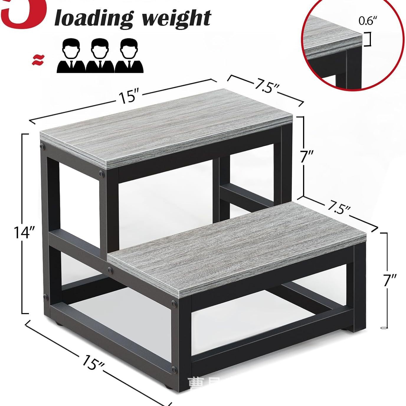 Customized Kidsren's Step Stool, Toddler Wash Foot Step Stool Kidsren's Stool Iron Kidsren's Learning Tower Wash Stool Baby Wash