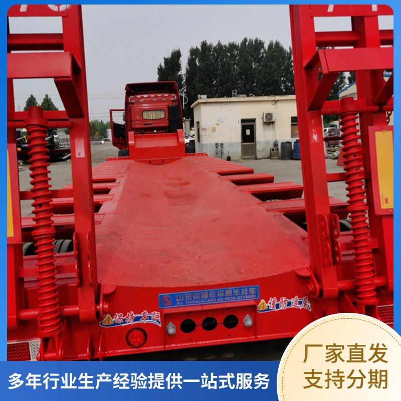 Export Low-Bed Semi-Trailer, Engineering Machinery Transport Semi-Trailer, Various Types of Trailers