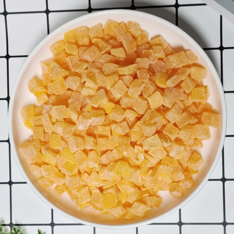 Papaya Diced Fruit Oatmeal Flower Fruit Tea Bread Baked Milk Tea Raw Materials Multicolored Diced Fruit Fillings Candied Fruit Cubes