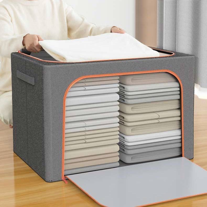 Extra Large Storage Box Clothing Large-capacity Storage Box Oxford Cloth Thickeneded Wardrobe Foldableing Storage Box Storage Artifact