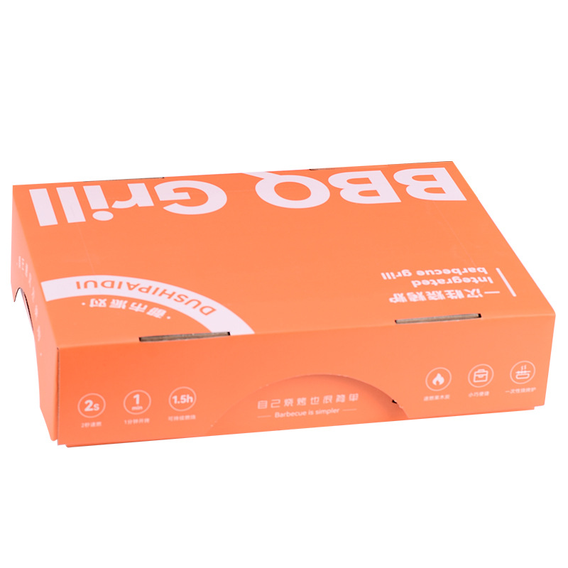 Outdoor Barbecue Grill Portable Camping Picnic Group Built Barbecue Disposable Stainless Steel Integrated Barbecue Oven