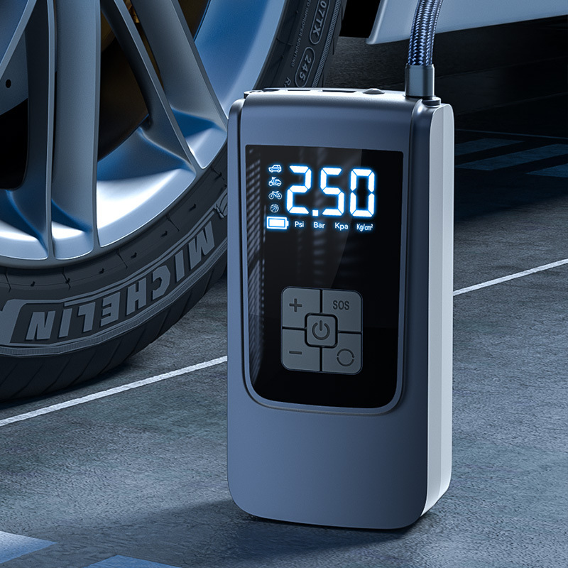 Car air pump wireless dual power digital display air pump tire air pump portable intelligent digital display air pump