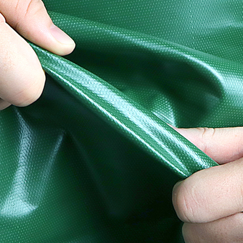 Green Pvc Knife Scraper Cloth, Wear-Resistant and Scratch-Resistant, Waterproof and Sunscreen Tarpaulin, Rainproof Tarpaulin, Thickeneded Rainproof Tarpaulin