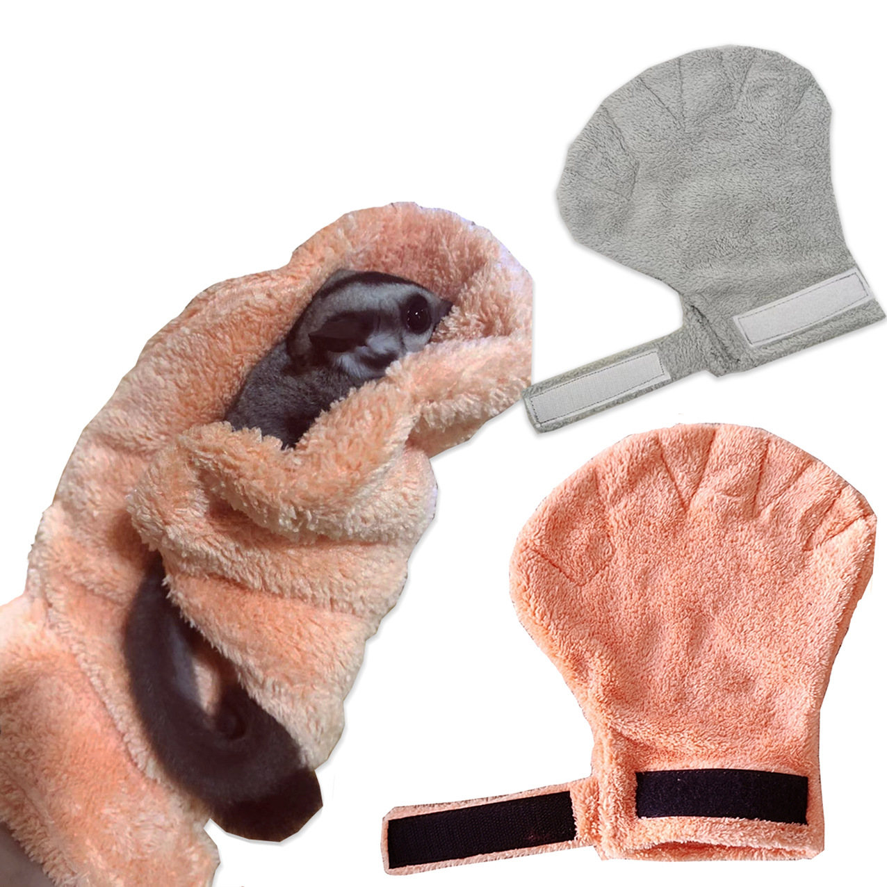 Перчатки от укусов, сумка для медведей, хомяков, теплые, антицарапины