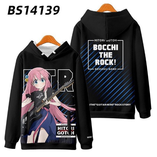 Cross-Border Lonely Rock Goto Ichiri Yamada Liang Anime Couple Autumn and Winter Sweatshirt Jacket Hoodie Clothes