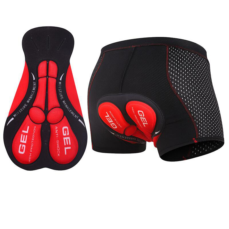 Cycling Underwear Men's Thickened Silicone Mountain Cycling Pants Quick-Drying Road Bike Shorts Four-Season Cycling Equipment