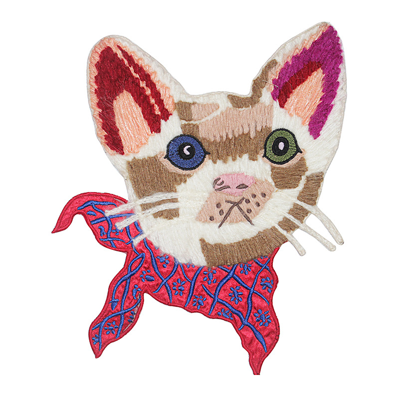 20 years of professional factories to undertake complex high-grade special embroidery wool embroidery processing special embroidery