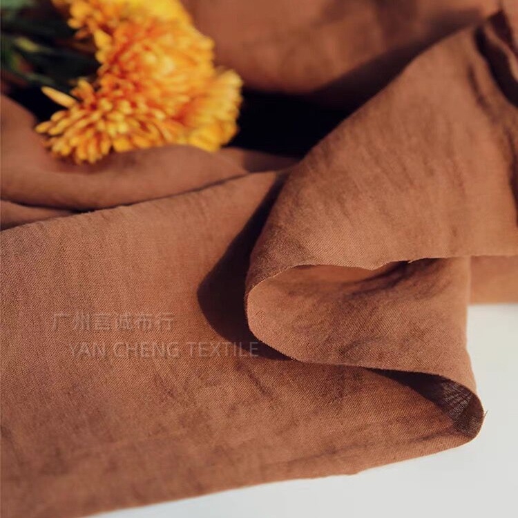 Natural Hemp Sand Wash Fabric Pure Hemp Plain Wash Old Vintage Fabric Hemp Linen Casual Wash Hemp Cloth