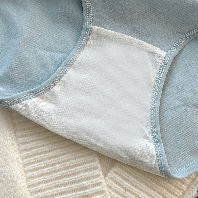 Factory direct cotton underwear women's cotton crotch breathable girls simple Japanese waist students seamless triangle pants