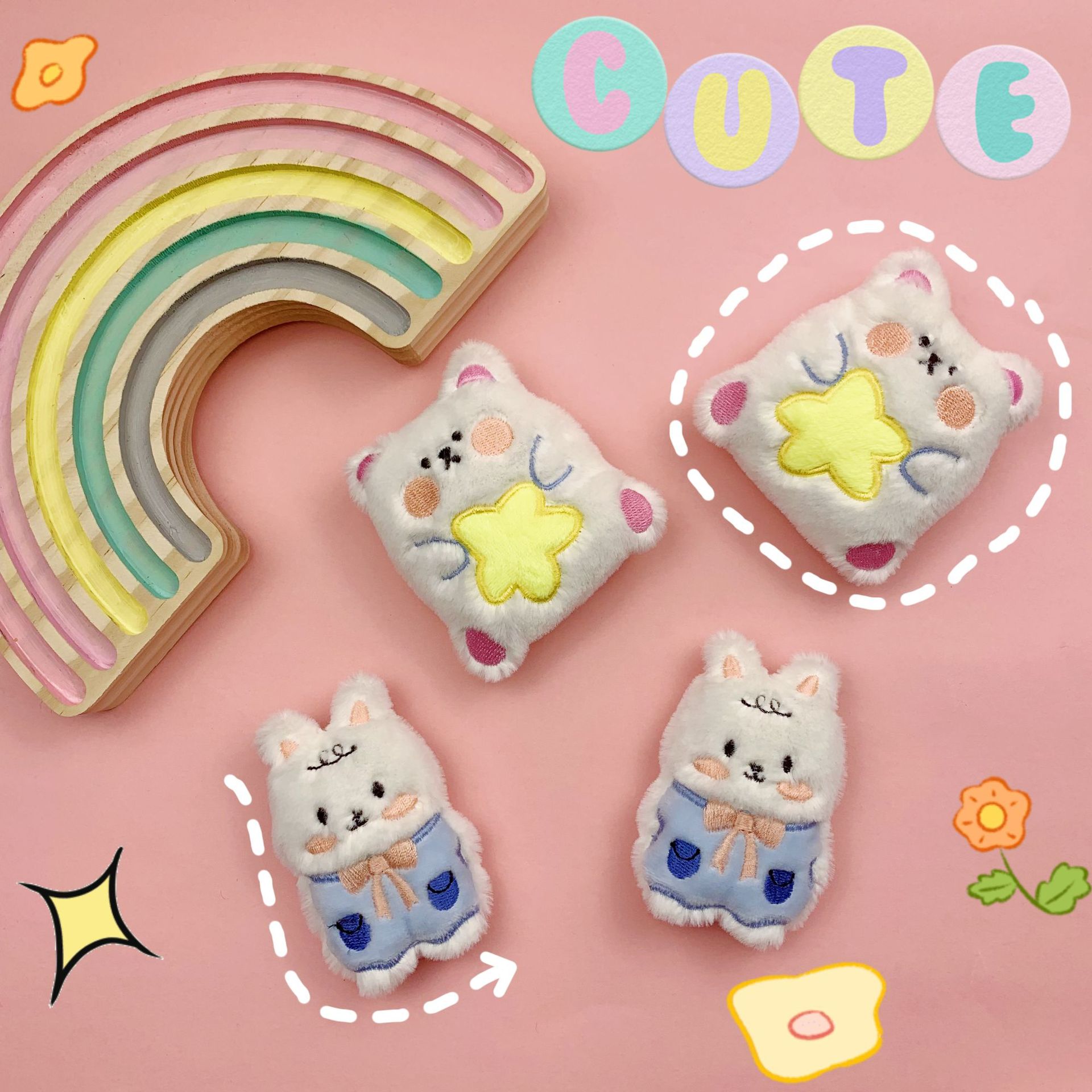 Креативный рюкзак в виде большого кролика для девочек, маленькая кукла, милые аксессуары