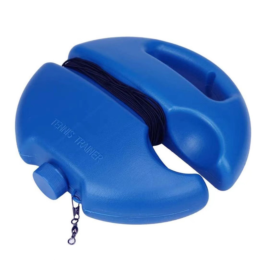 Tennis trainer single tennis training set exerciser base high rebound with line tennis rope wear-resistant tennis